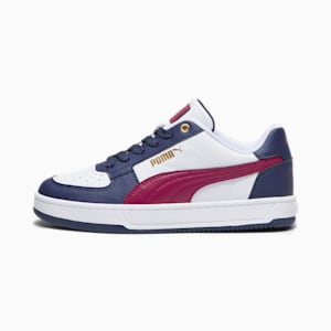 Sneakers Enfant et Adolescent PUMA Caven 2.0, PUMA White-Dark Jasper-PUMA Navy-Gold, extralarge